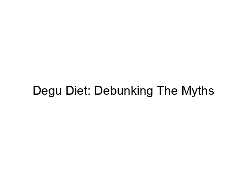Read more about the article Degu Diet: Debunking The Myths